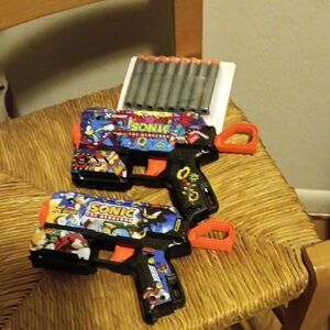 The Hedgehog Themed Toy Blaster Set - Black and Orange